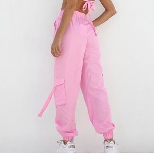 Pink Cargo Pants